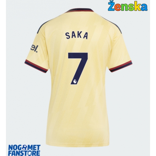 Arsenal Bukayo Saka #7 Rezervni Dres za Ženska 2026-27 Kratak Rukav
